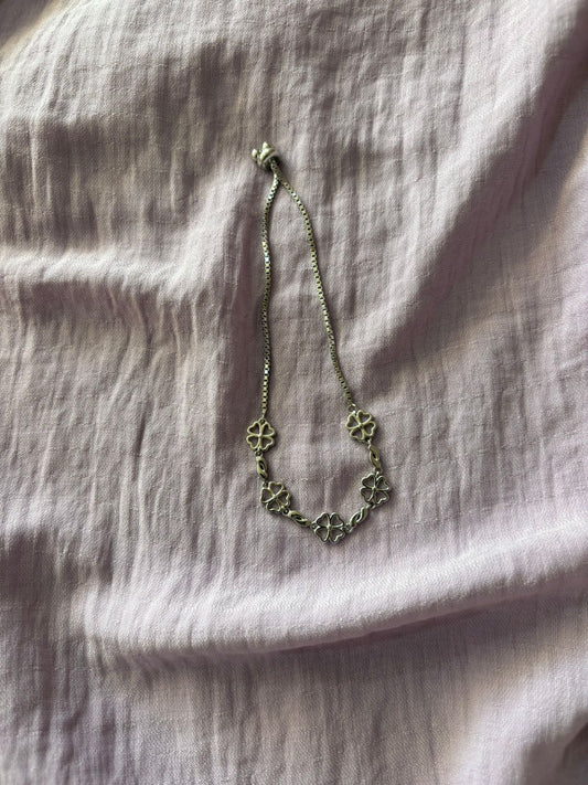 Lucky Clover Silver Bracelet