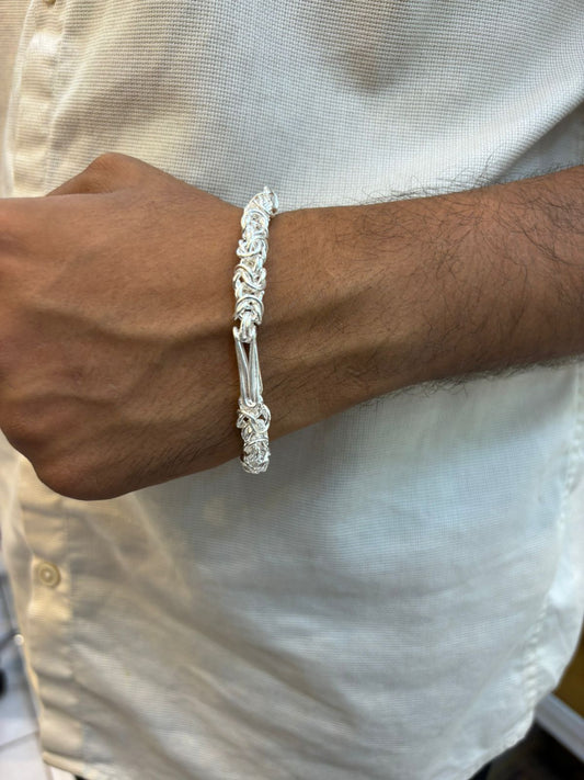 Mrig – Woven Silver Bracelet